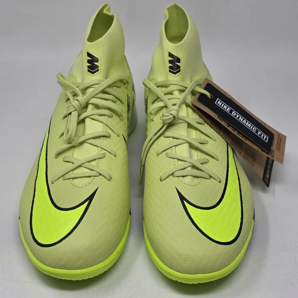 Nike ZM Superfly 10 Academy IC Limelight Hyper Men's Size 9.5 Soccer FQ8332-300